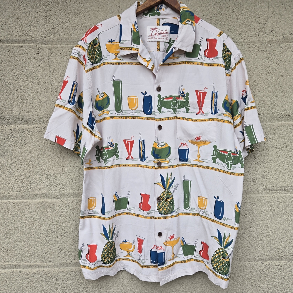 Todd Snyder Kahala Hawaiian Made In The USA Button Down Rayon Shirt Men ● M